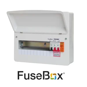 FuseBox Consumer Unit 10 Way Main Switch With Surge SPD F2010MX