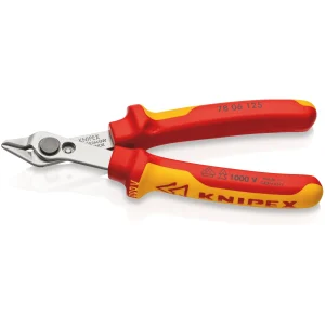 Knipex 78 06 125 SB Electronic Super Knips® VDE insulated with multi-component grips 125 mm