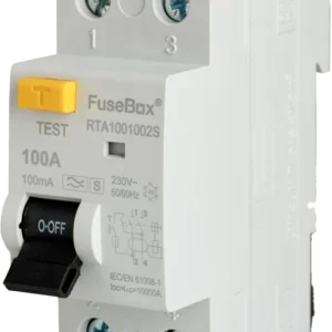 Fusebox Type A 100A 100mA 2P RCD S Type