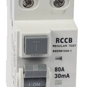Lewden 80A 30mA 6KA Type A RCCB (80/30/2A)