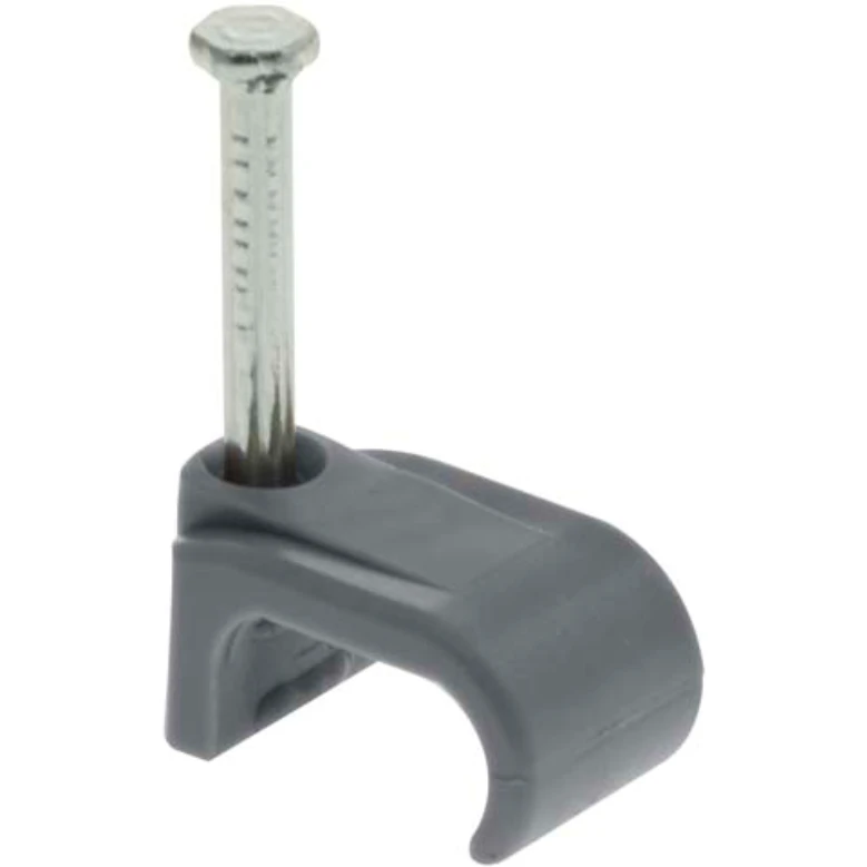 Unicrimp QFC4 1.0 - 1.5mm² Twin & Earth Cable Clips Grey - 100 Pack - Image 2