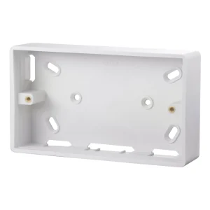 Click Mode Pattress Box 2 Gang for Trunking 29mm PVC