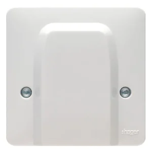 Hager Sollysta WMP50FO 1 Gang Cooker Outlet Plate with Terminals 45A