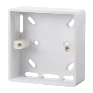 Click Mode Pattress Box 1 Gang for Trunking 29mm PVC