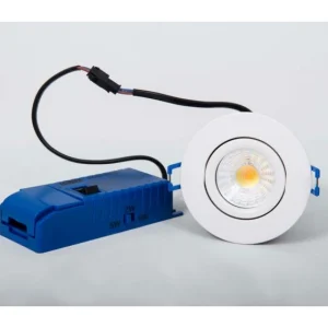 KSR Qr Select Tilt 4Cct LED IP65 Tiltable Emergency Downlight