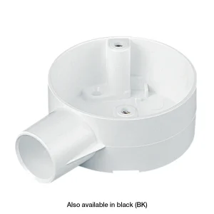 Circular Box Terminal 1Way 20mm White PVC