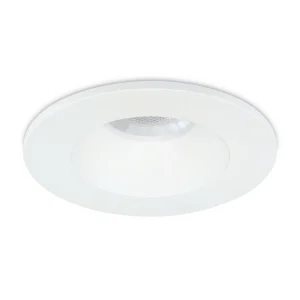 JCC JC1019/WH V50 Pro Anti-glare Fire Rated LED Downlight 7.5W IP65 3000/4000K White Bezel