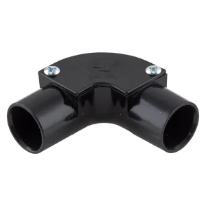 PVC-U Conduit Inspection Elbow 20mm Black
