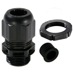 Wiska Glands & Locknuts 4-14mm M20 IP69 Black (Pack=10)