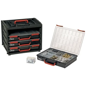 Bizline Tool Storage Box/Organiser for 4 Cases with Removable Compartments