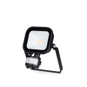 JCC Niteflood LED Floodlight 10W IP65 4000K Black +PIR