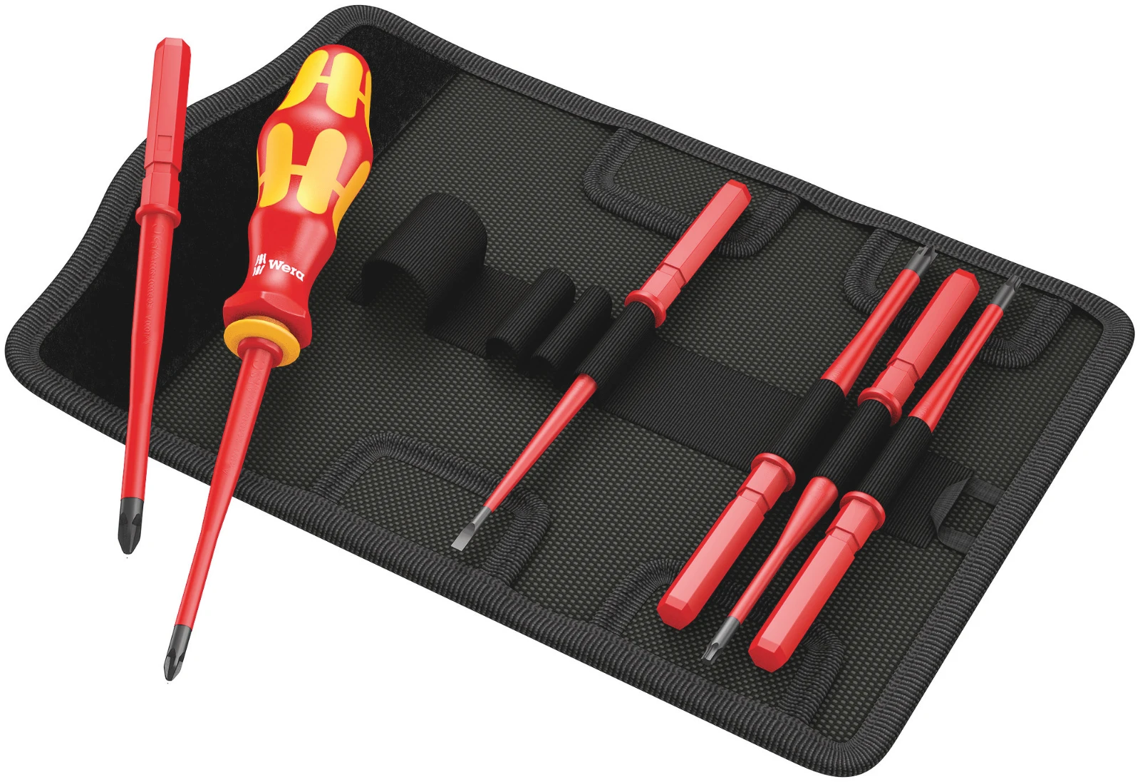 Wera WE003475 Kraftform Kompact VDE Screwdriver Set Extra Slim 7 Piece