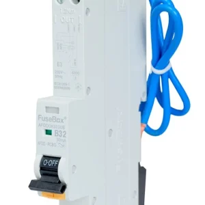 FuseBox AFDD RCBO 32A 30mA 1P+N Type A (AFDD063230B)