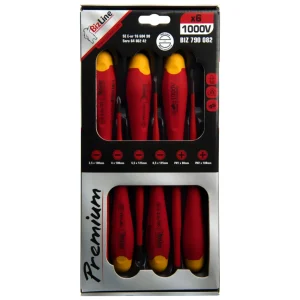 Bizline i-SLIM Screwdriver 1000V Insulated 6 Piece Set Slotted/Phillips