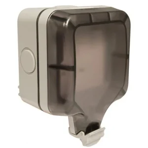 BG WP21 Storm 13A 1 Gang DP Weatherproof Switched Socket - IP66