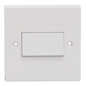 Essentials 11S5FS 1 Gang Triple Pole Fan Isolator Switch White