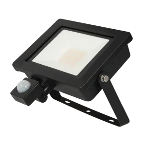 KSR KSR5285BLK Siena CCT Floodlight 30W Colour Switchable LED IP65 Black with PIR