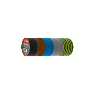 Unicrimp 1920MX01 Tape 19mm x 20m Phase Colour Roll PVC 10 Pack