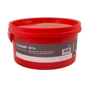 Unicrimp QTT4 Cable Clip Trade Tub 400-2.5mm & 400-1.0mm