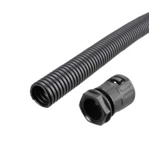 Black Ip66 32Mm X M32 Polypropylene Contractor Pack (10M Conduit Reel, 10 Glands And 10 Locknuts)