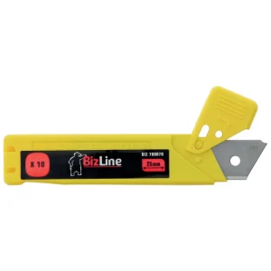Bizline Set of 10 Blades for Locking Screw Utility Knife BIZ 700 069