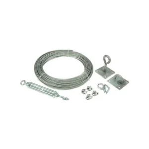 Catenary Galvanised Loop Wall Plate - 6mm Diameter