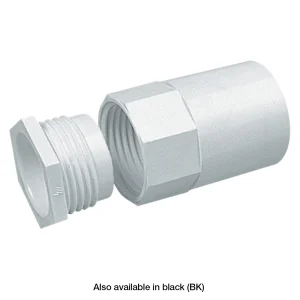 Adaptor Female Thread 25mm PVC White for Conduit [Pack=2]
