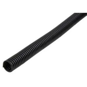 Conduit Flexible Corrugated FPP 25mmx 50m Black