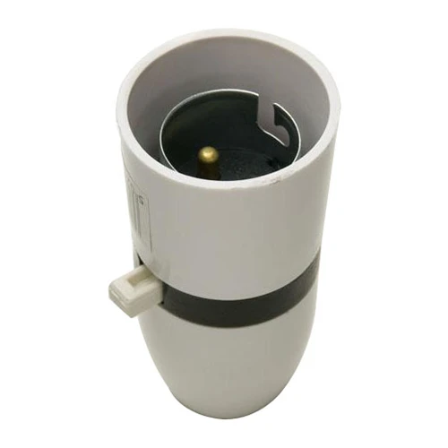 Lampholder Plastic 1/2" White