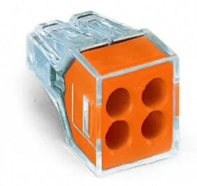 Wago 773-104 4 Way Push Wire Terminal Block 2.5mm 24A