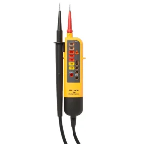 Fluke 12-690 AC/DC Voltage/Continuity Tester 230 x 65 x 38mm Yellow/Black