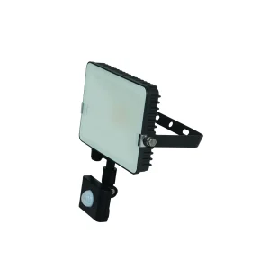 KSR KSR5313 20W IP65 LED Floodlight Black with IP65 Manual Override PIR Polycarbonate