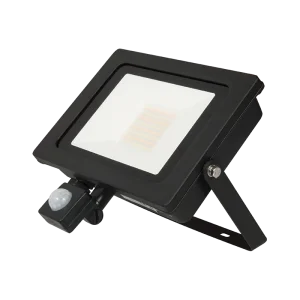 KSR KSR5287BLK Siena CCT Floodlight 50W Colour Switchable LED IP65 Black with PIR