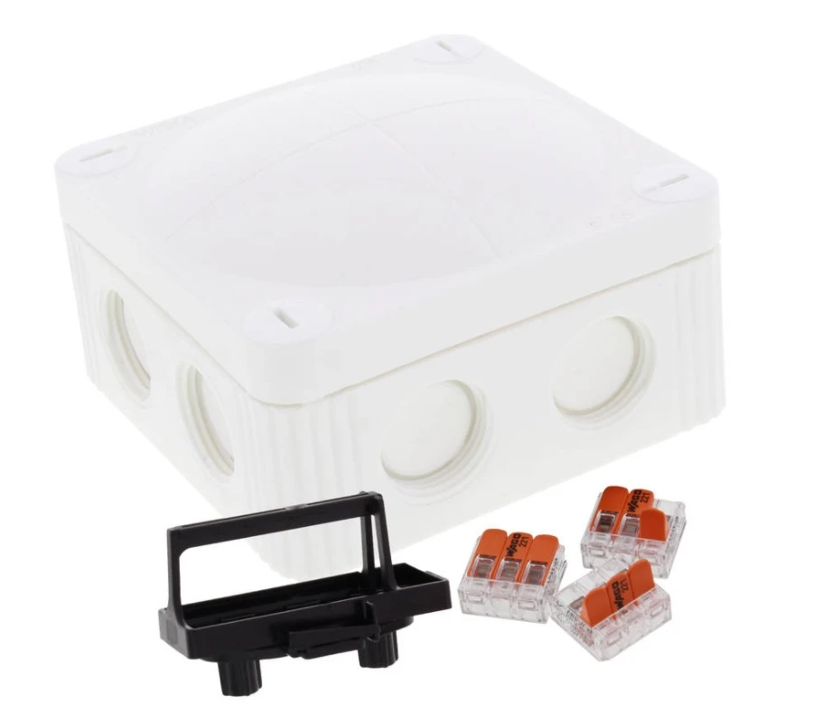 Wago White Combi 3 Pole with Wago Terminals Junction Box IP66/67 32Amp