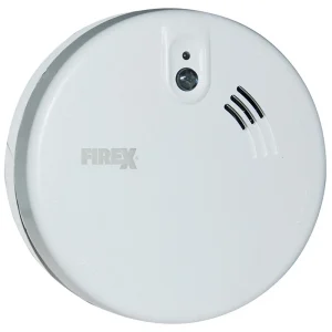 Kidde Firex 230V Mains Optical Smoke Alarm with Alkaline Battery 127mm