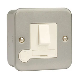 Connection Unit Switched Spur Flex Outlet 13A Metal Clad