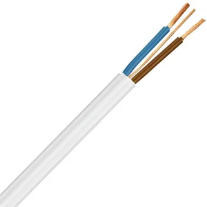 Basec Approved 2-Core 1.5mm² LSOH Cable 100m White
