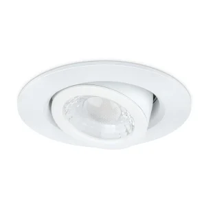 JCC JC1026/WH V50 Pro Tilt Fire Rated LED Downlight 7.5W IP65 3000/4000K 600/650lm White