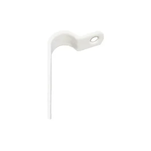 Fire Cable P Clip Single 9mm White 50/Bag