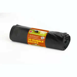 Black Rubble Sacks 800 x 550mm - 10 Pack