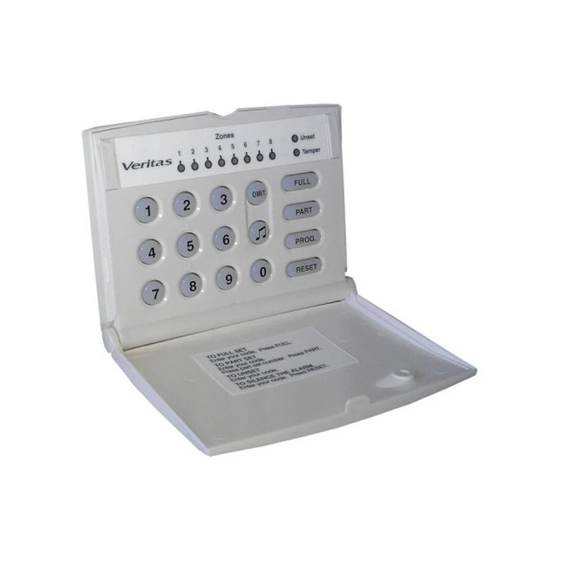 Texecom DCA-0001 KEYPAD Veritas LED Keypad for Veritas R8 Control Panel