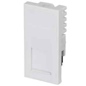 Hager Sollysta Socket RJ45 CAT6 UTP Euro 25 x 50 x 25mm White