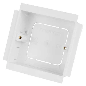 Marco Socket Mounting Box 1-Gang 2-Pillar 25mm White
