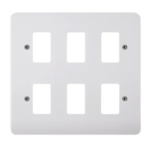 Click Mode Front Plate Mode 6 Gang