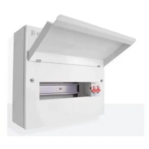 8 Way Unit with 100A Mains Switch (6 Free Ways)