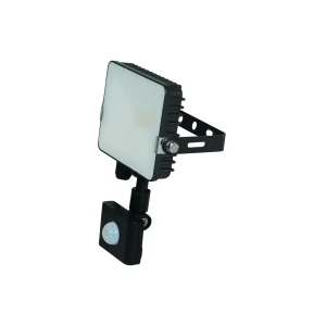 KSR KSR5311 10W IP65 LED Floodlight Black with IP65 Manual Override PIR Polycarbonate