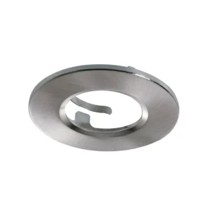 KSR Firebreak Qr Downlight GU10 c/w Satin Chrome Bezel IP20 Satin Chrome