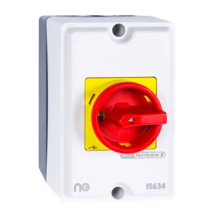 Niglon IS634 4 Pole 3 Phase Rotary Isolator 63A