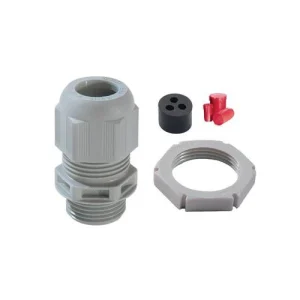 Wiska 10106246 Sprint Tail Kit TKE/P50 Gland Kit IP68 for 4x25mm Tails and 1x16mm Earth M50 Polyamide 66 Grey