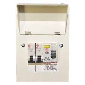 Wylex Consumer Unit 2 Way Garage Unit Type A RCD 2X MCBs 63A 30Ma 6